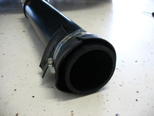 Cold-air intake tube-to-lower tube coupling