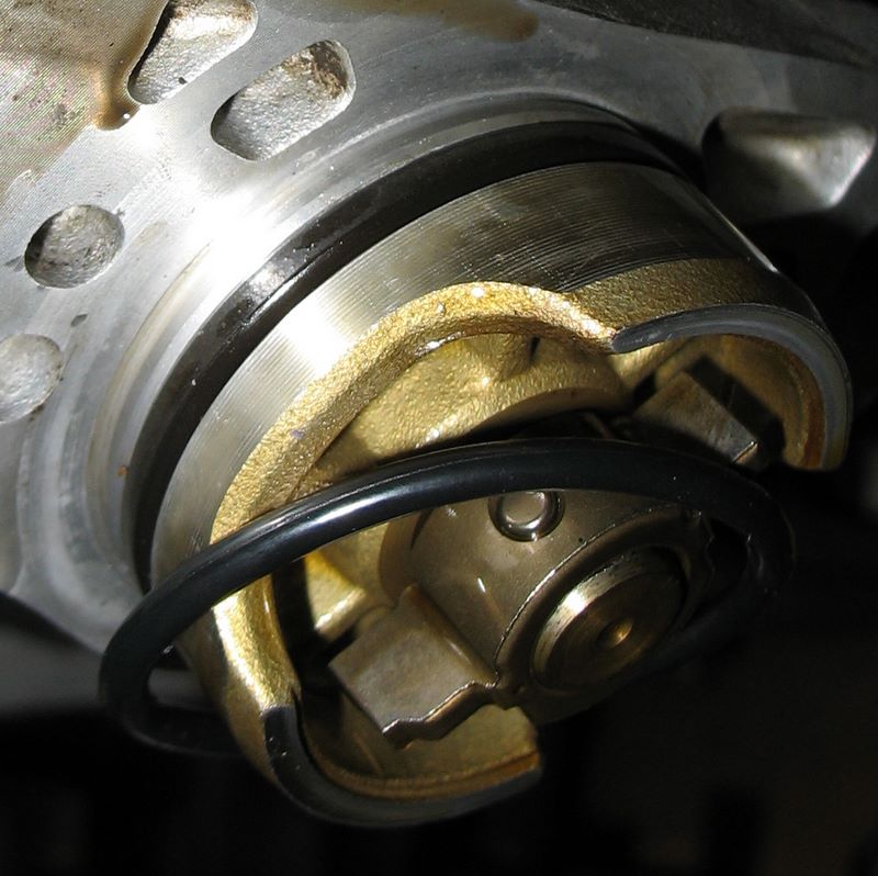 Mount o-ring on the distributor