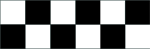 Checkered flag motif